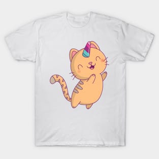 Cartoon Cat | Tabby Cat T-Shirt